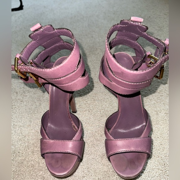 Gucci Iman Triple-Ankle Strap Platform Sandals, size 39 - Picture 5 of 10